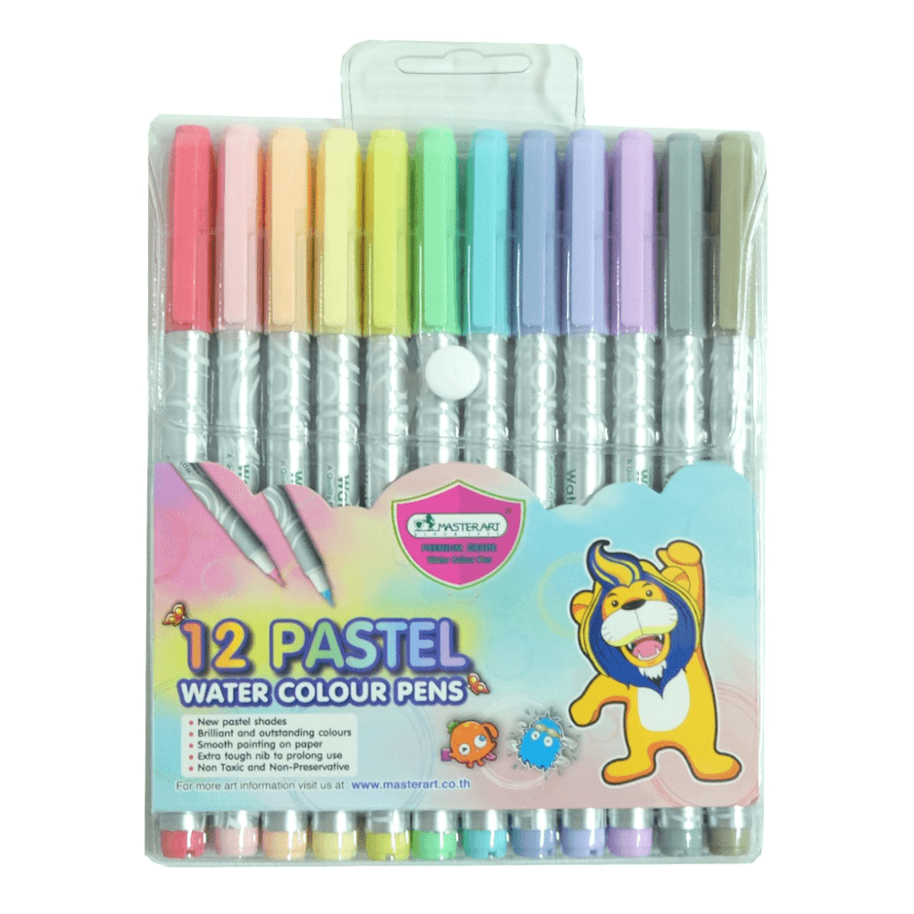 ปากกาสีเมจิก Master Art (มาสเตอร์อาร์ต) 12 สี (พาสเทล)
